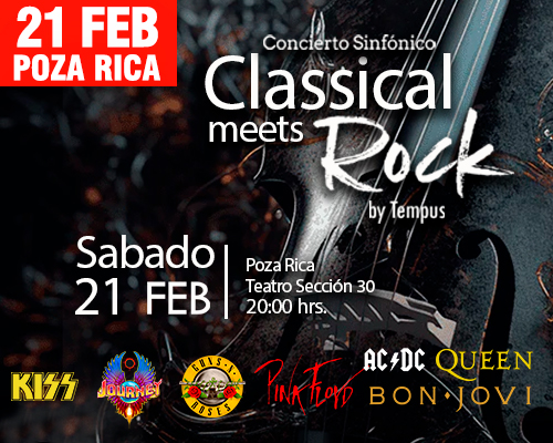 Tempus , Classical Meets Rock, Poza Rica, feb 21