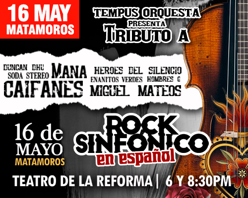 Tempus , Rock Sinfónico en Español, Matamoros, Mayo 16