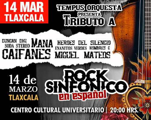 Tempus , Rock Sinfónico en Español, Tlaxcala, Mar 14
