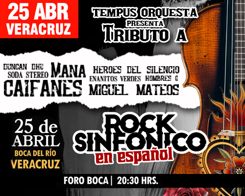Tempus , Rock Sinfónico en Español, Veracruz, Abril 25